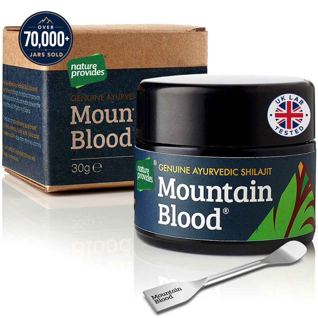 Mountain Blood® راتنج شيلجيت أيورفيدي فاخر - 30 جم
