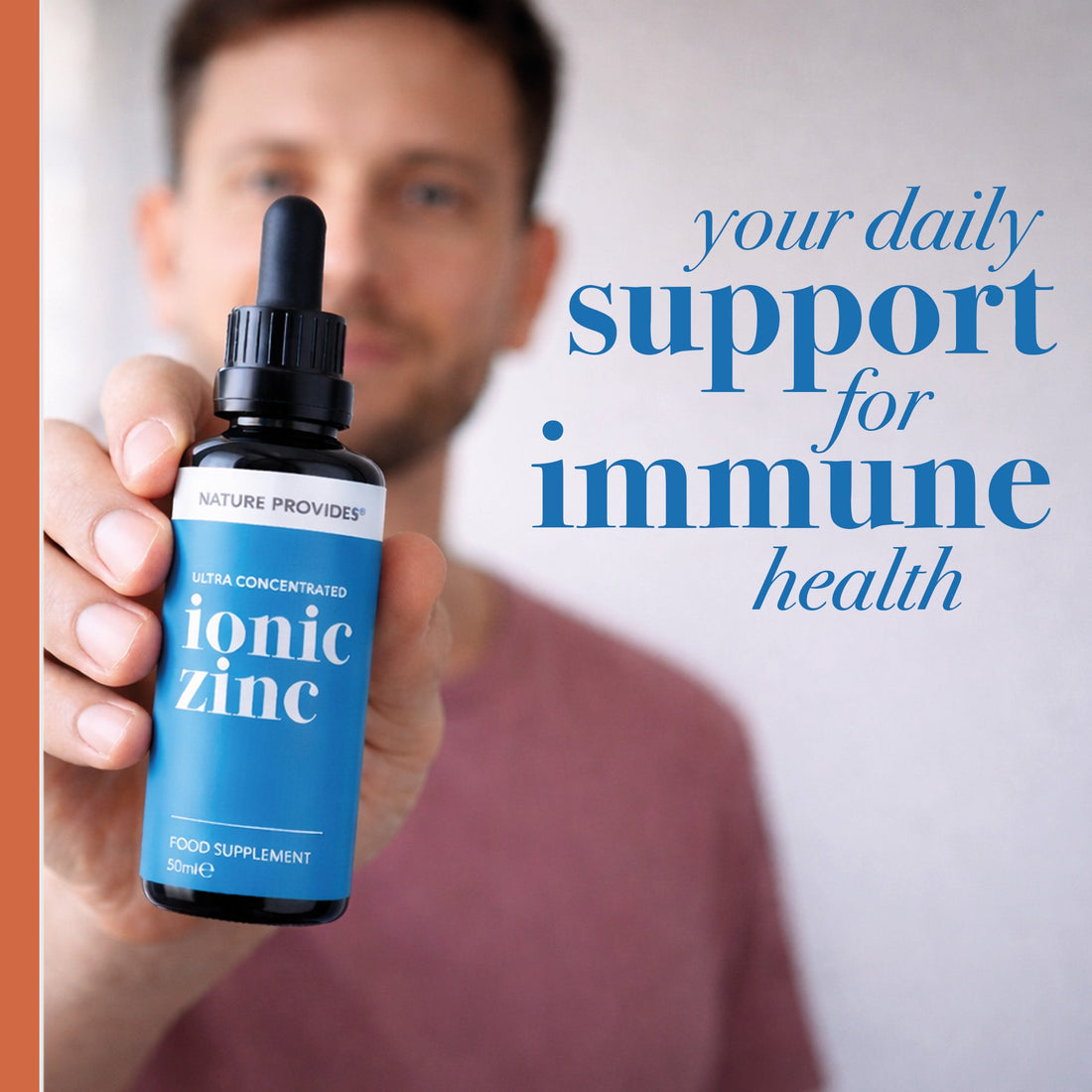 Ionic Zinc Sulphate (15mg) Ultra Concentrated Liquid Zinc - 50ml - Nature Provides